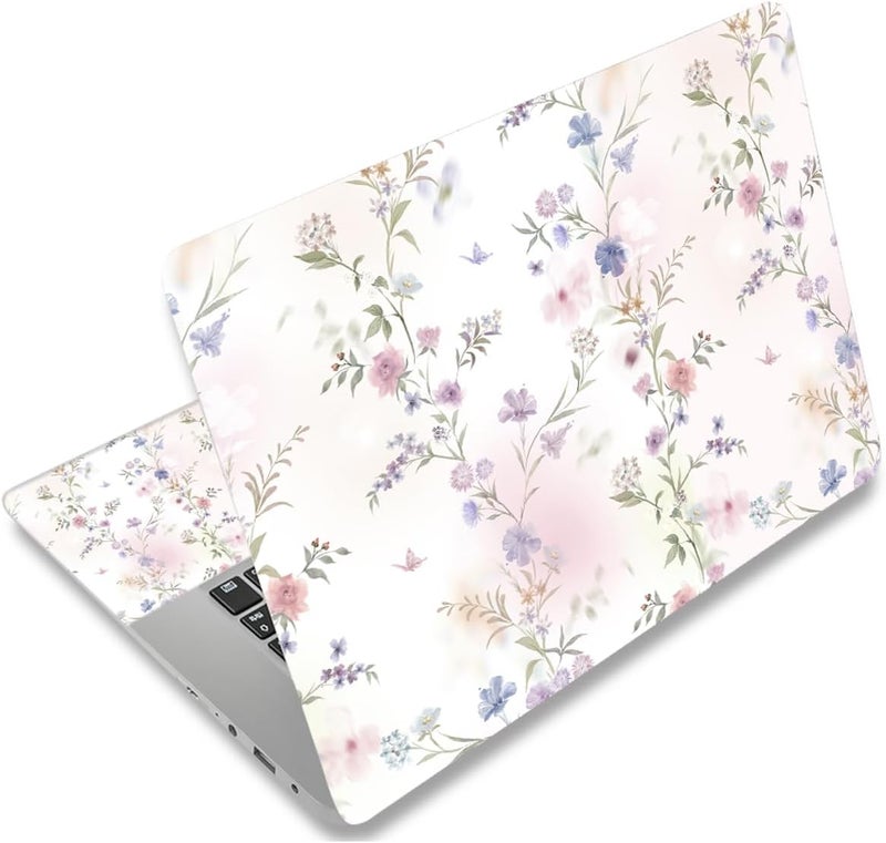 WINTOJO 11.6 13 13.3 14 15 15.6 inches Netbook Laptop Skin Sticker Decal Reusable Protector Cover Case for Laptop Notebook chromebook Little Flower W-NEK-47 - Image 1